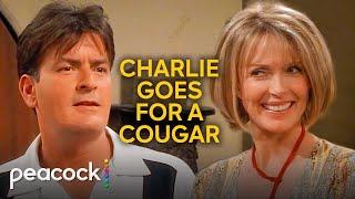 Two and a Half Men | Charlie Tries Dating an Older Woman