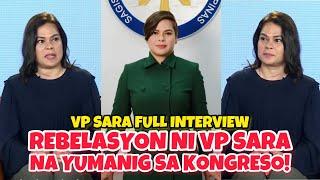 REBELASYON NI VP SARA NA YUMANIG SA KONGRESO!