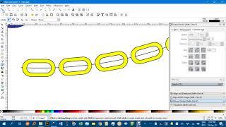 Chain using pattern along path