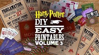 Harry Potter Printables Vol 3