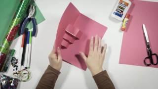 Make your own pop-up Christmas card: stack of gifts