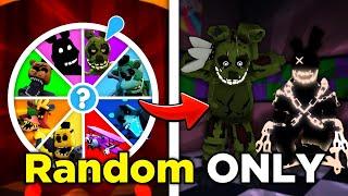 I Used RANDOM Units ONLY.. (Five Nights TD)