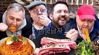 London Taxi Drivers try Korean BBQ for the first time!