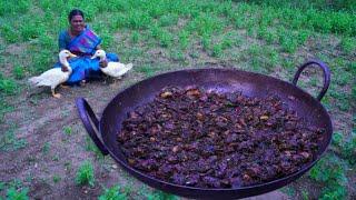 Duck Curry !! Recipe Prepared My Mom | Duck Pepper Fry Recipe | Village cooking | Side Dish Recipes