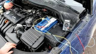 Утечка тока из аккумулятора VW passat B6. Заключительная серия