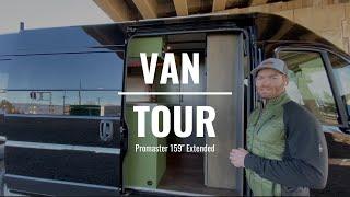 VAN TOUR | Ram Promaster 3500 159” Extended with Custom Shower | Rossmönster Vans | 124