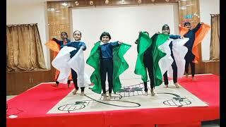 patriotic fusion dance by kids ( 3rd to 5th classes) # Teri mitti main mil jawa # chak de india