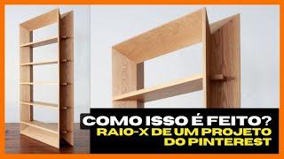 Como isso é feito? - Raio-x desta Estante em ângulos - #DIY #oficinadecasa