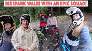 RIDING BIKEPARK WALES WITH THE GIRLS, TOM CARDY AND SAM PILGRIM!