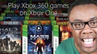 XBOX ONE PLAYS XBOX 360 GAMES? How It Works : Black Nerd E3