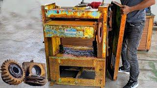 Vintage Woodworking Machine// Restoration Project Buy At The Scrap Store //  Restoring Versatility