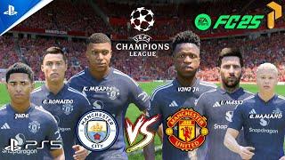 FC 25 - Man City vs Man Utd - Ft. Haaland, Ronaldo, Messi , Mbappe | FINAL UCL | PS5™ [4K60]