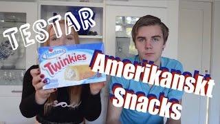 Testar Amerikanska Snacks (med Joar)