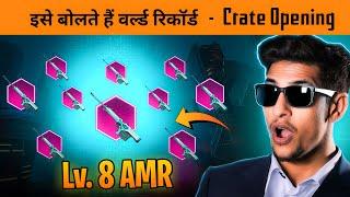  0 UC GOD luck Crate opening - New Lv 8 AMR Gun Maxout in BGMI - ADEFANG AURORA ULTIMATE SUIT