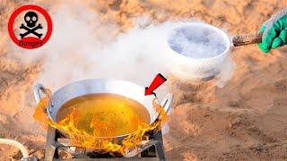 Hot Oil VS Liquid Nitrogen | फिर जो हुआ हमने सपने में भी नहीं सोचा था | DO NOT TRY