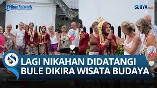 Momen Resepsi Nikahan di Jogja Didatangi Banyak Bule, Dikira Lagi Wisata Budaya!