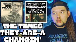 "The Times They-Are-A Changin" by Bob Dylan / Simon & Garfunkel (FIRST TIME REACTION)