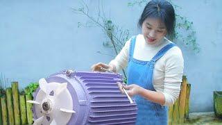 Genius Girl Repaired Long-Dead Blender Motor,It Can Cut Sweet Potatoes After Repairing!|Linguoer