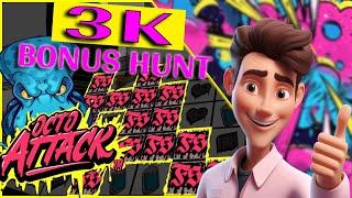 $3000 BONUS HUNT - $2 STAKES - 13 SLOT BONUSES TO OPEN