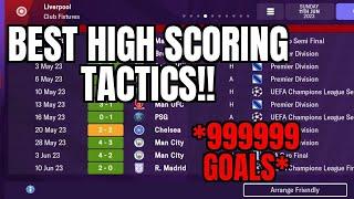 BEST HIGH SCORING TACTICS!! FM23 Mobile