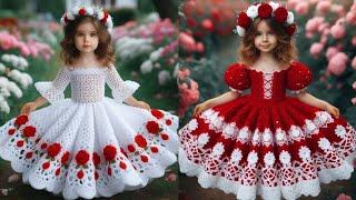 Beautiful Crochet Frock For Baby Girl New Design 2024