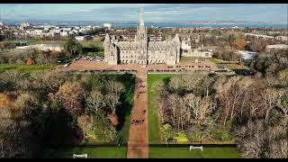 fettes college Edinburgh 4k drone footage