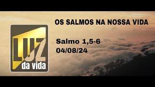 Os salmos na nossa vida - Salmo 1,5-6 - Luz da Vida - 04/08/2024