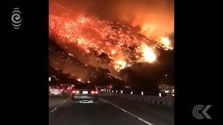 Extraordinary video of LA fires goes viral