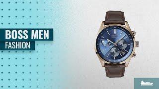 Boss Men Fashion [Hot New Arrivals 2018]: Hugo Boss Watch Mens Chronograph Quartz Leather Strap