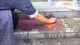 temporary marking paint/ spray chalk