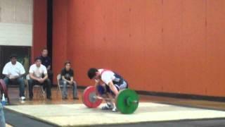 Jose Carranza - Texas State Championship 2012 - 1st Snatch 102k