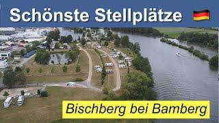 Wohnmobilhafen Bischberg / Bamberg - Wohnmobilstellplatz für 250 Reisemobile bis 12 m / womoclick