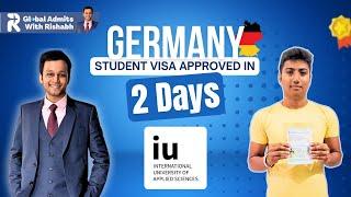 IU University - Germany | Study in Germany   | Complete Experience from admission process to Visa