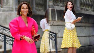 Kristin Davis and Kim Catrall's replacement Nicole Ari Parker film 'And Just Like That' in NYC