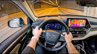 NEW Toyota Highlander Luxury 2024 [2.5 248hp] |0-100| POV Test Drive #2010 Joe Black