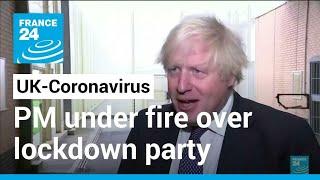 UK PM Johnson under fire over Christmas lockdown party • FRANCE 24 English