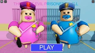 GIRL BABY BARRY Vs BOY BABY BARRY in BARRY'S PRISON RUN! New Scary Obby (#Roblox)