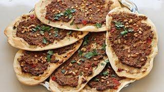 Lahmacun - Turkish Meat Pizza Recipe