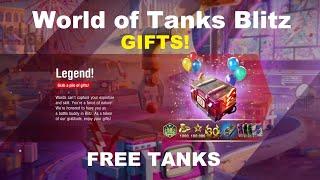 World of Tanks Blitz GIFTS! - FREE Tanks for Playing WoT Blitz! Rewards for 1, 3, 7 and 10 YEARS!!!