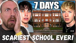 SCARIEST SCHOOL EVER!!! Sam and Colby Surviving A Week at OUR Demonic School (REACTION!!!)