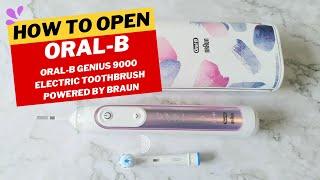 How to open Oral-B GENIUS 9000 Electric Toothbrush Powered by Braun.