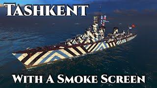 World of Warships: Tashkent with a Smoke Screen