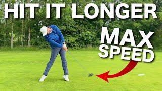 HOW TO HIT THE GOLF BALL LONGER & INCREASE CLUB HEAD SPEED!