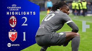 Abraham Wins It For Milan ‍ | AC Milan 2-1 Red Star Belgrade | UEFA Champions League Highlights