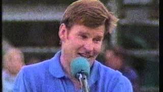 Nick Faldo 1992 Open speech