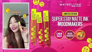 NEW Maybelline Super Stay Matte Ink Moodmakers - 16H No Transfer