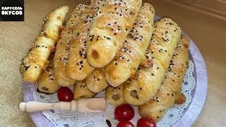 Сосиски в тесте с сыром