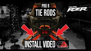 CA TECH USA - Polaris RZR Pro R Inner Tie Rods Install - How To Video