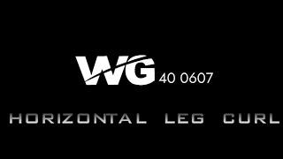 Gym Equipment | WG40 0607 | Workout on Horizontal Leg Curl ft Pooja Bhalla Powered by Wellness Gym