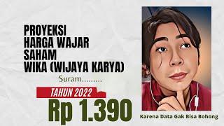 Analisa dan Prediksi/ Proyeksi Harga Wajar Saham WIKA (Wijaya Karya) Tahun 2022 - Rp 1.390